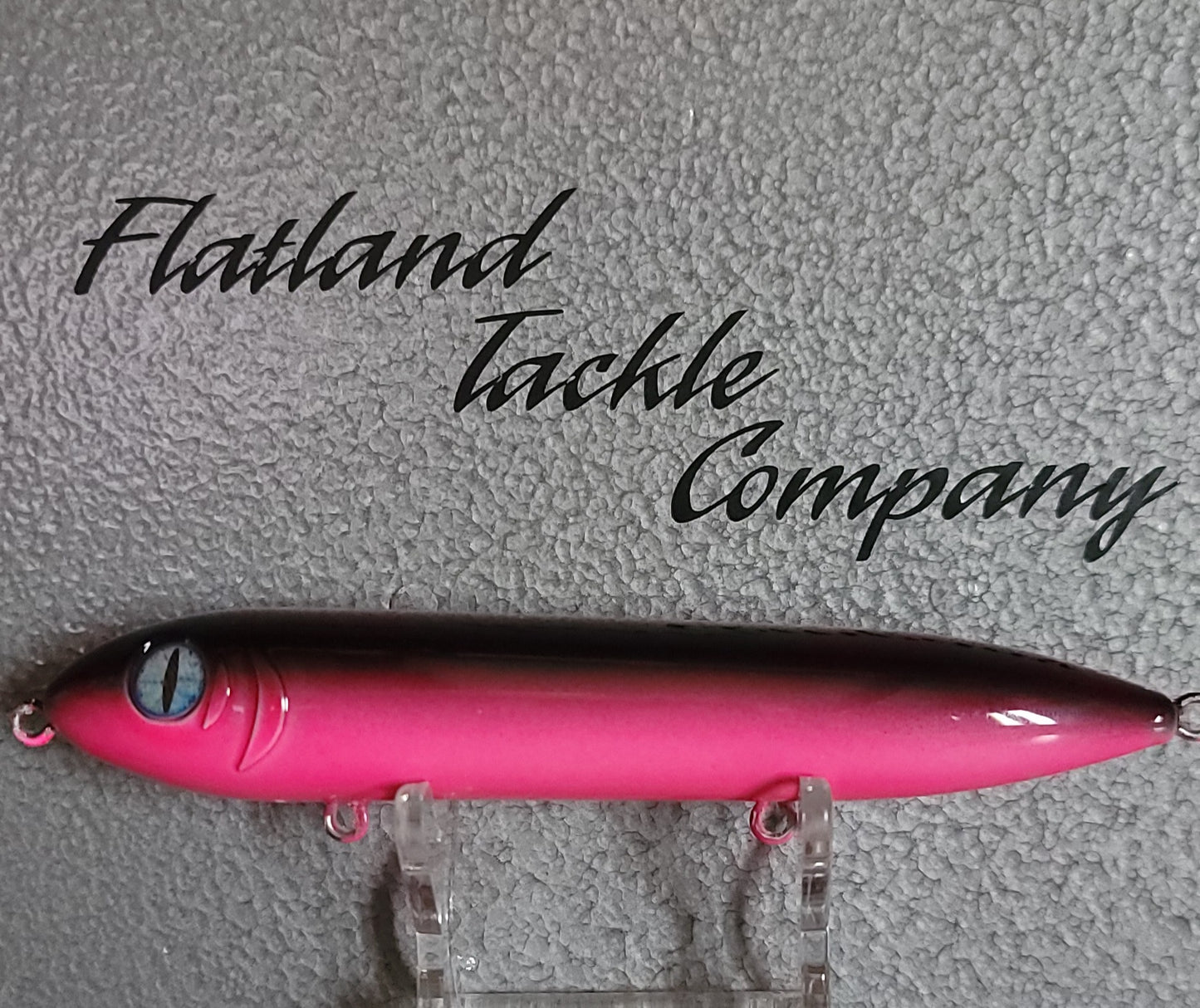 5 Inch pink and black 2 tone