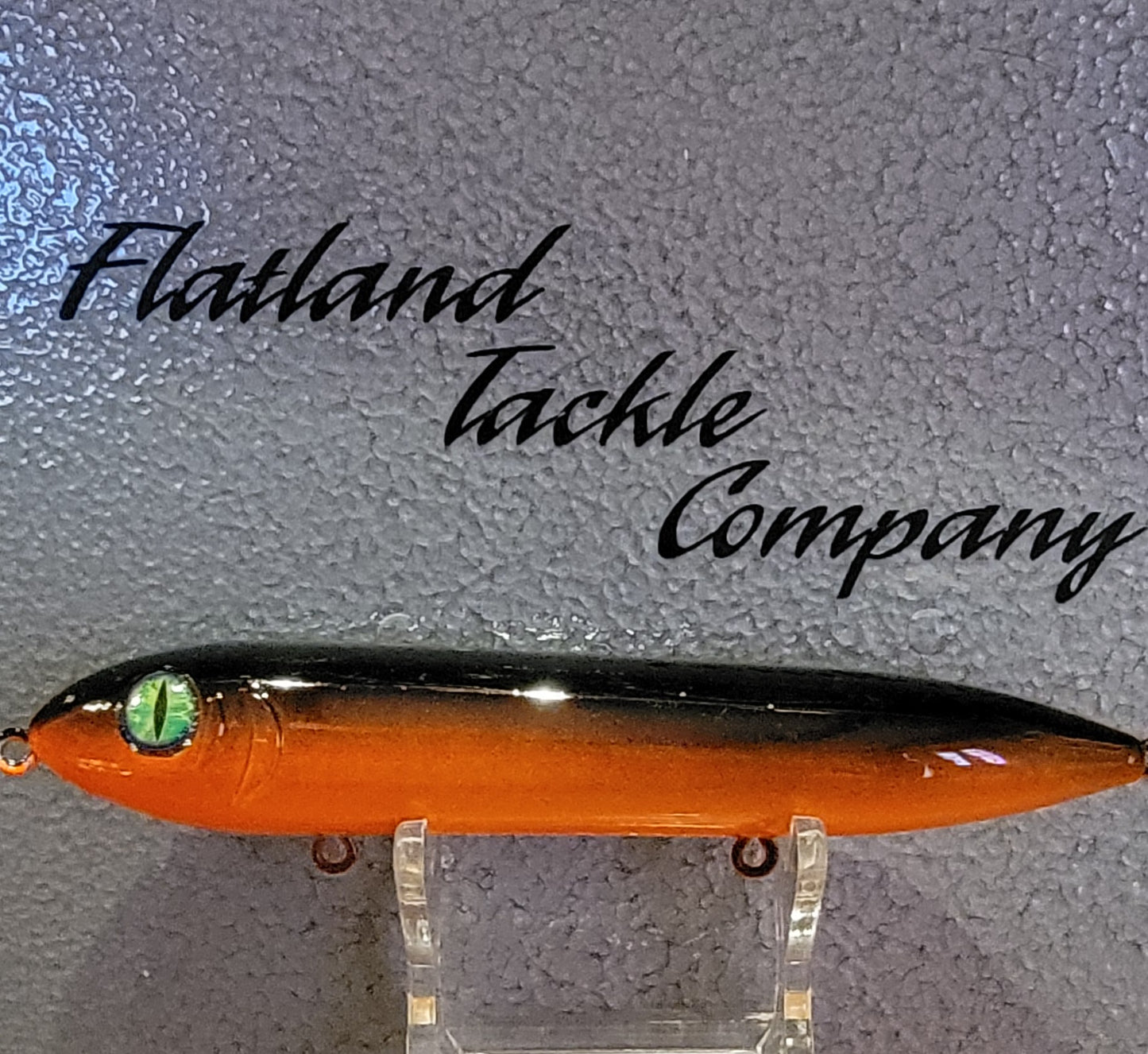 5 inch orange and black 2 tone